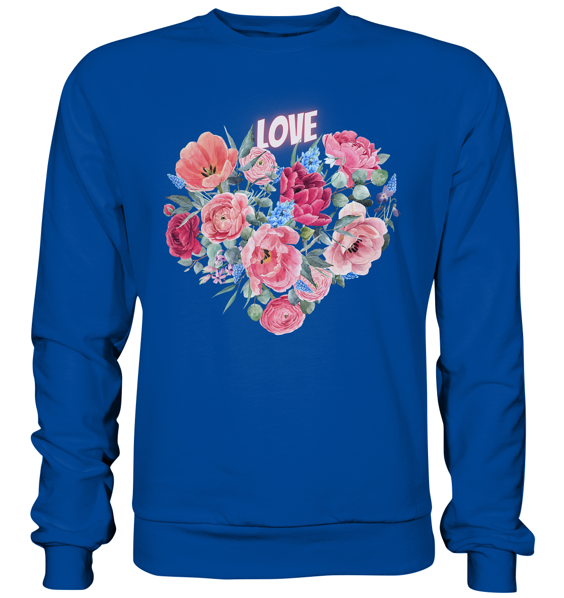 Blumen Herz - Basic Sweatshirt