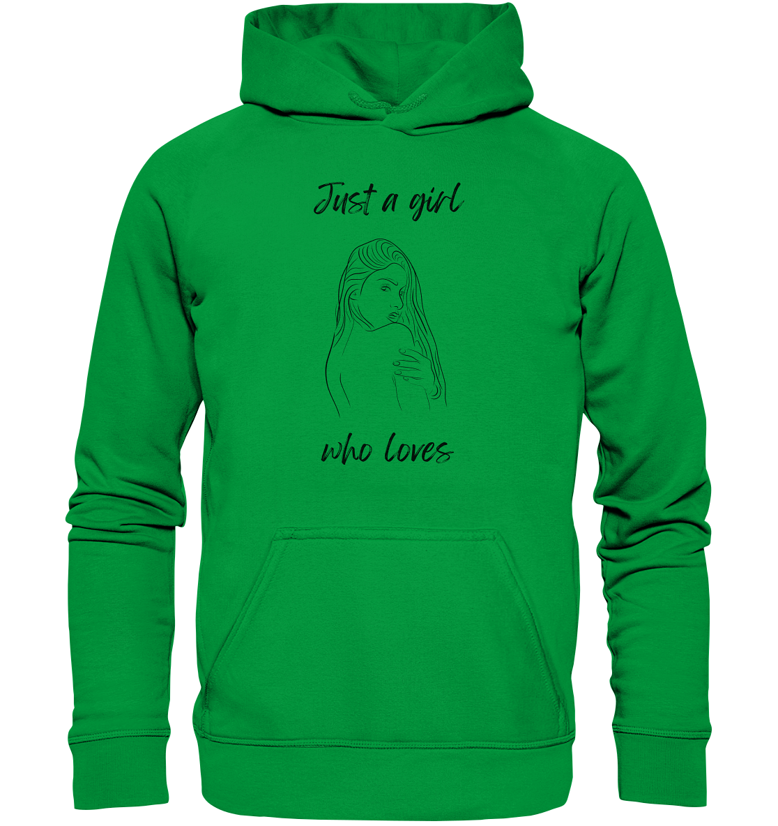 Just a girl who Loves - Basic Unisex Hoodie