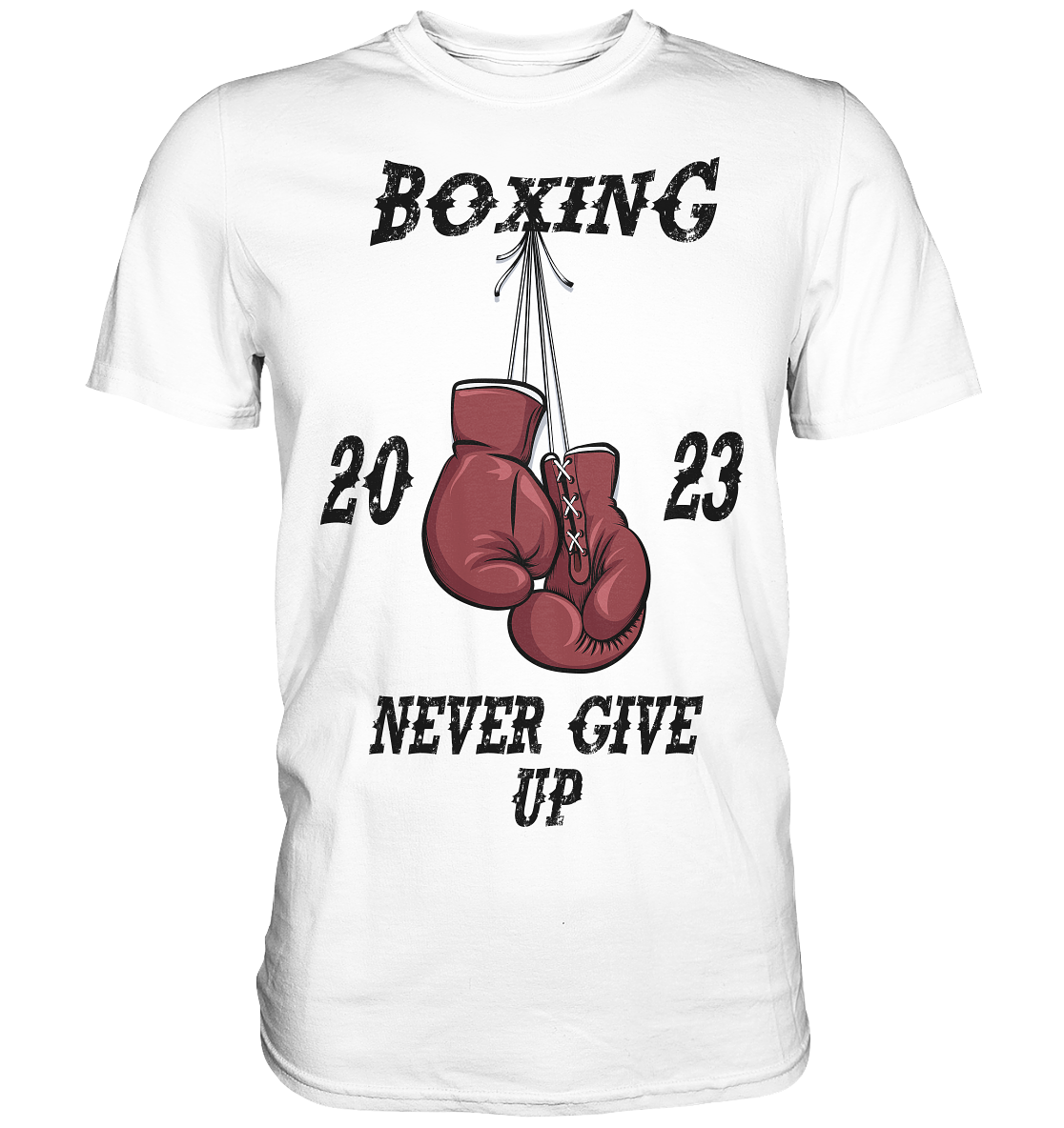 Boxing Never give Up - Classic Shirt