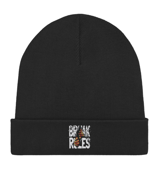 Break Rules - Organic Rib Beanie