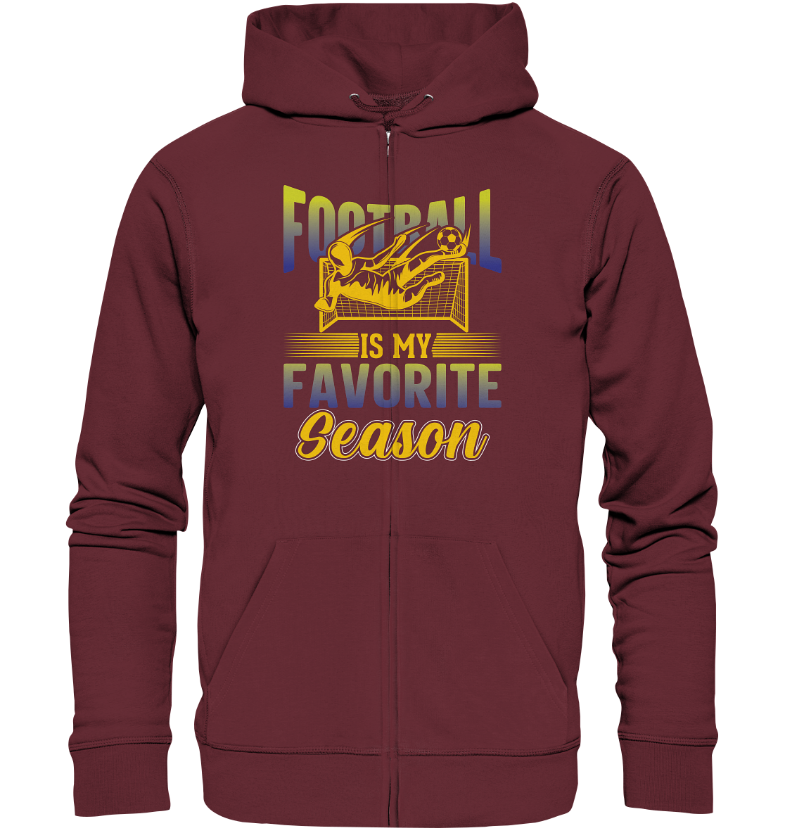 Football is my Favorite Season - Organic Zipper